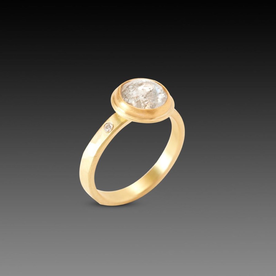 Rings Ananda Khalsa | Rose Cut Icy Diamond Ring