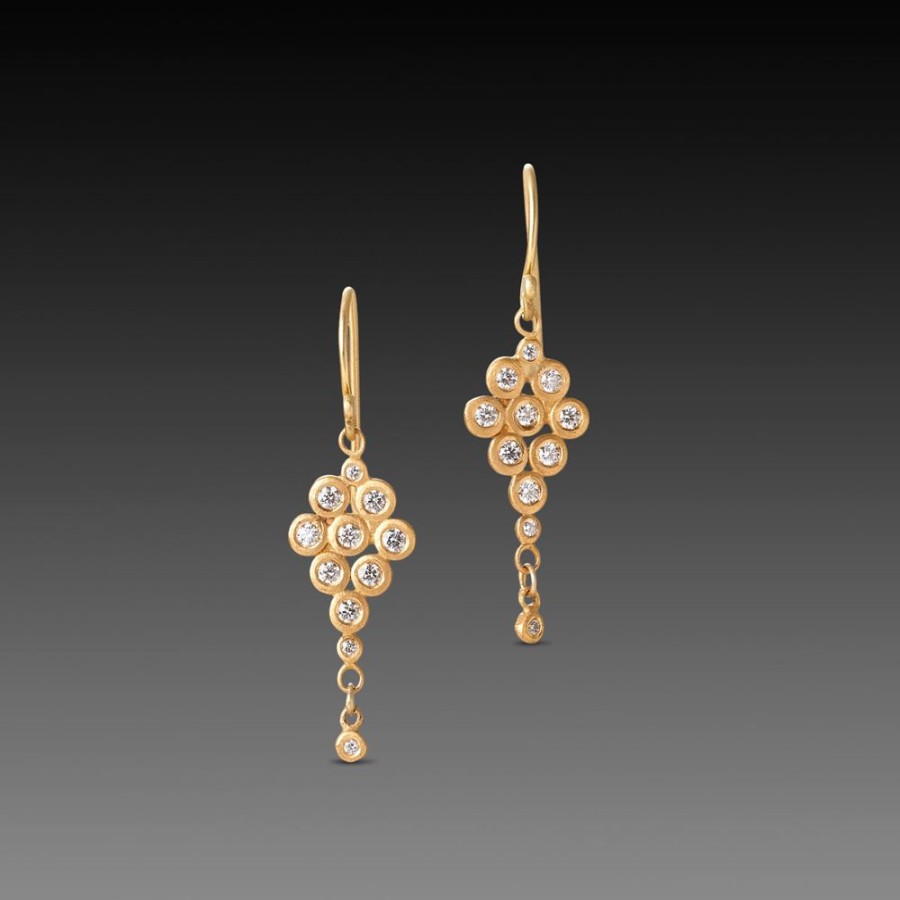 Earrings Ananda Khalsa | Diamond Cluster Earrings