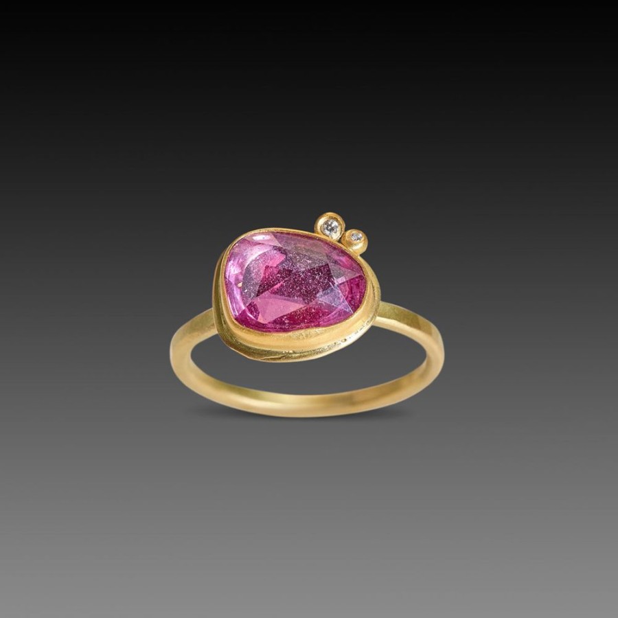 Rings Ananda Khalsa | Bright Pink Sapphire Ring