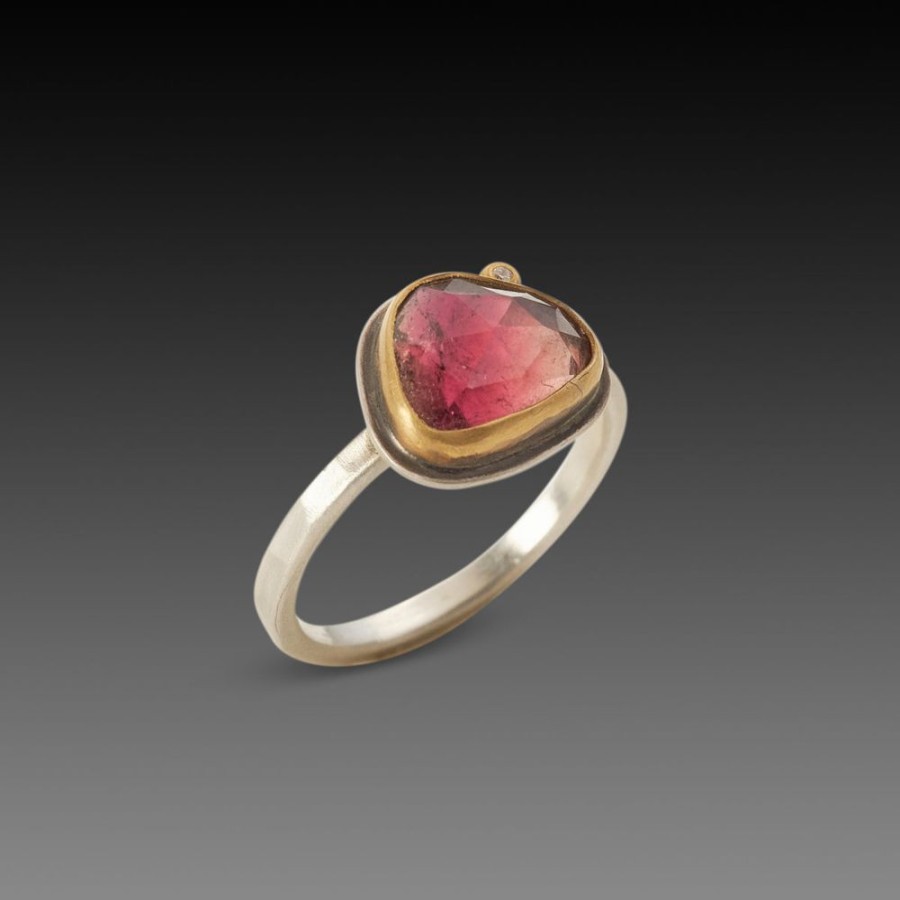 Rings Ananda Khalsa | Ombre Pink Tourmaline Ring