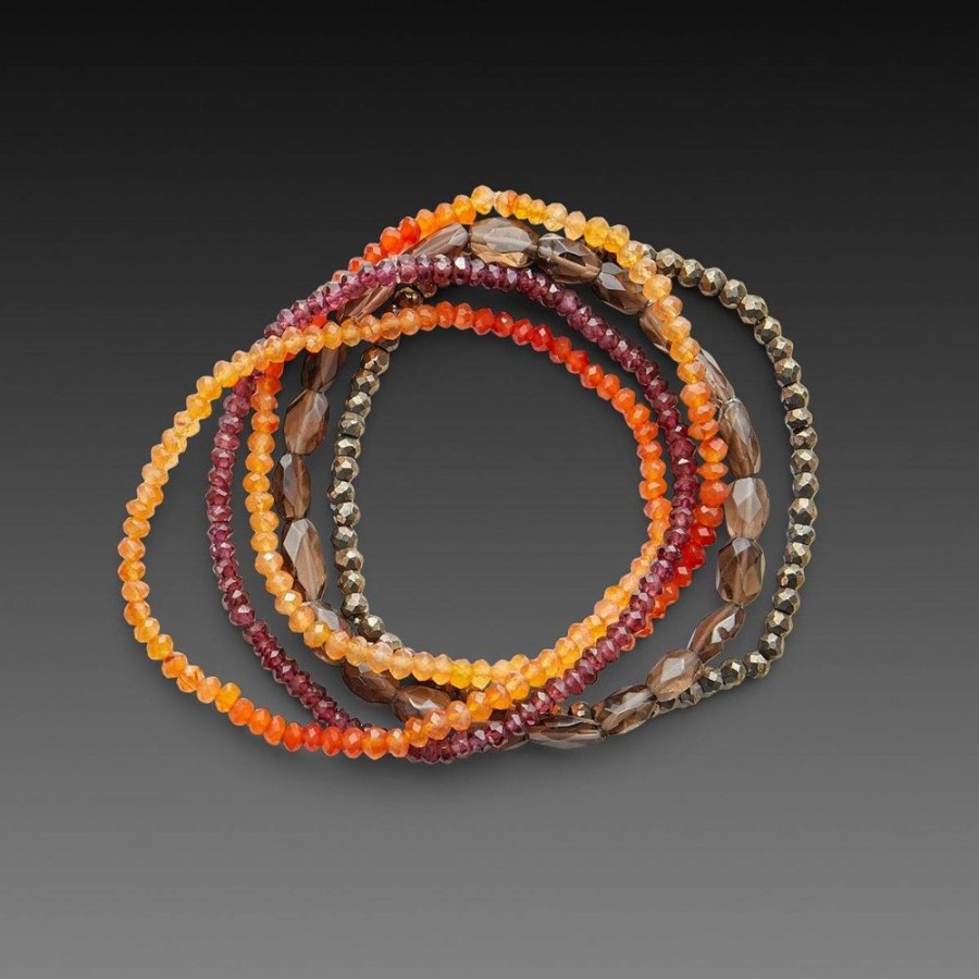 Bracelets Ananda Khalsa | Warm & Glowing Bracelet Set