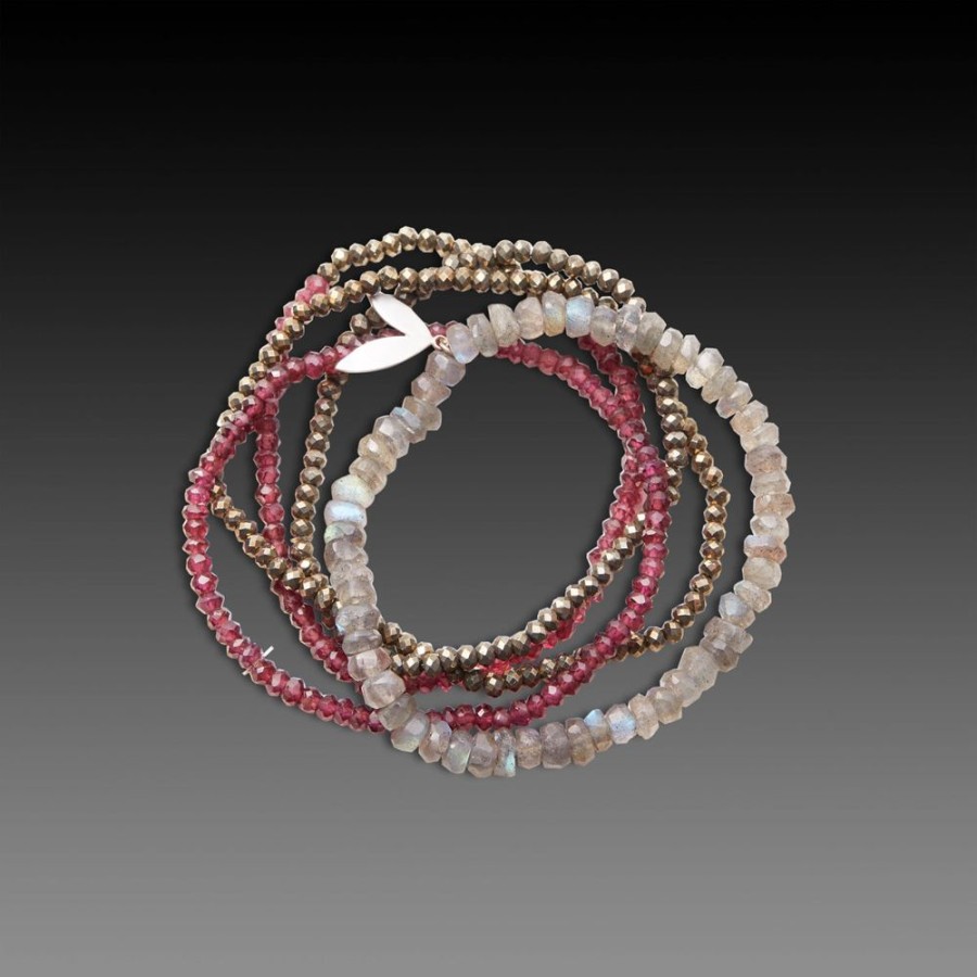 Bracelets Ananda Khalsa | Warm & Sparkly Bracelet Set