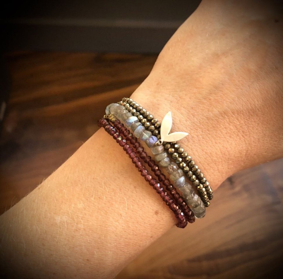 Bracelets Ananda Khalsa | Warm & Sparkly Bracelet Set