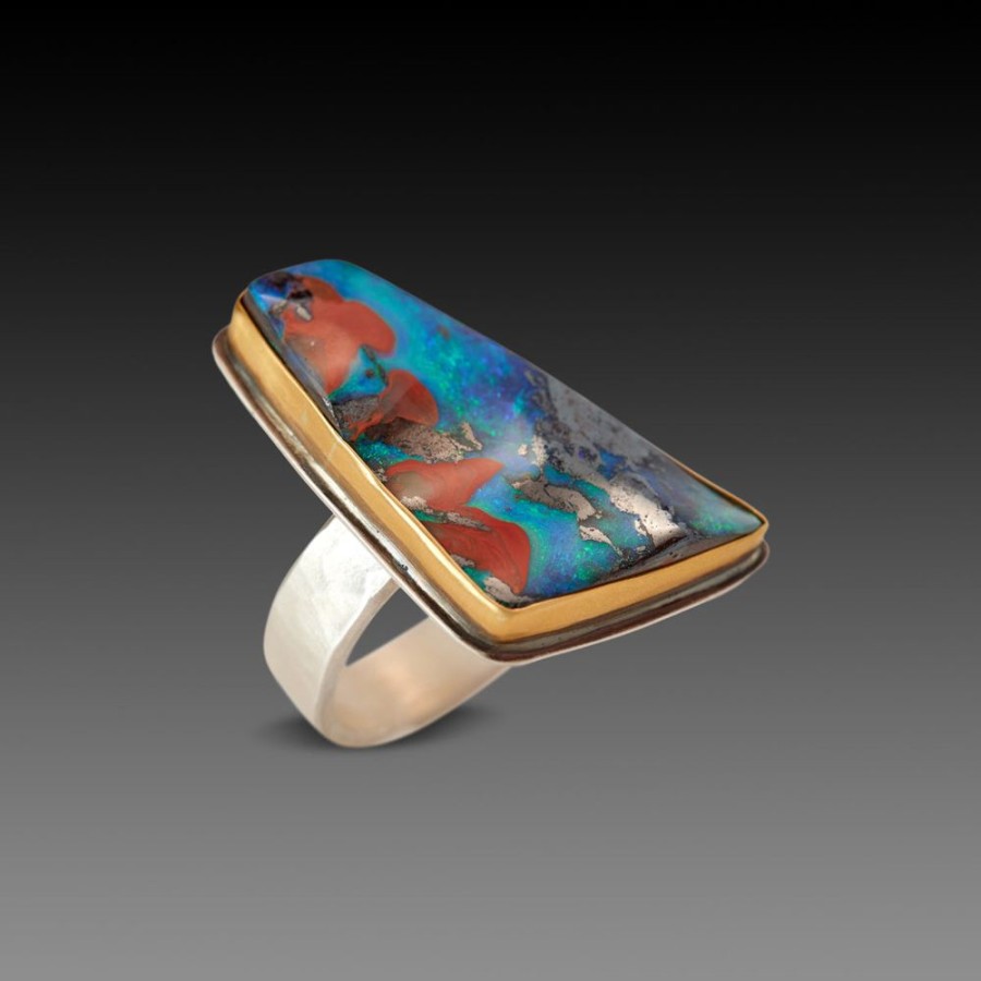 Rings Ananda Khalsa | Incredible Boulder Opal Ring