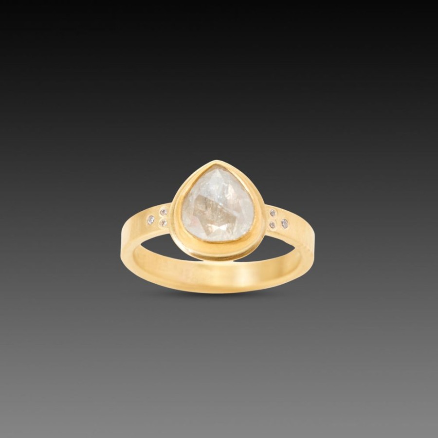 Rings Ananda Khalsa | Rose Cut Icy Diamond Ring