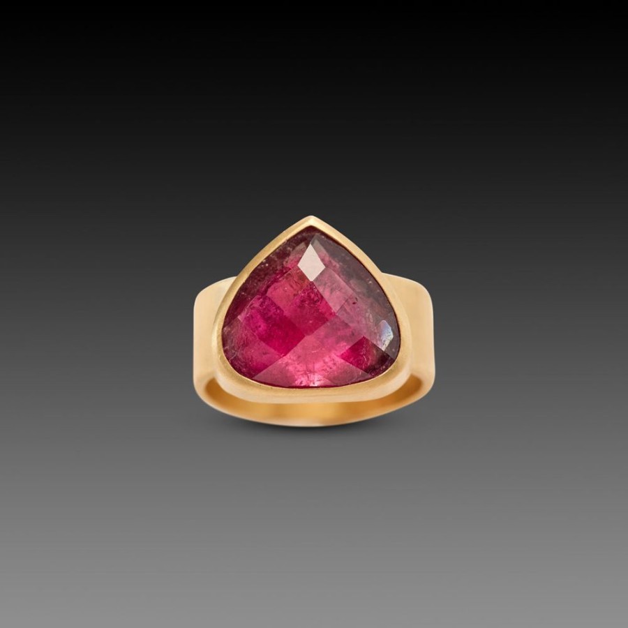 Rings Ananda Khalsa | Deep Pink Tourmaline Ring