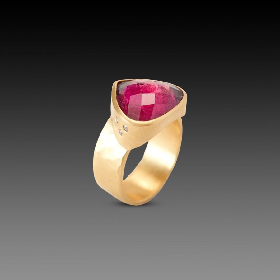 Rings Ananda Khalsa | Deep Pink Tourmaline Ring