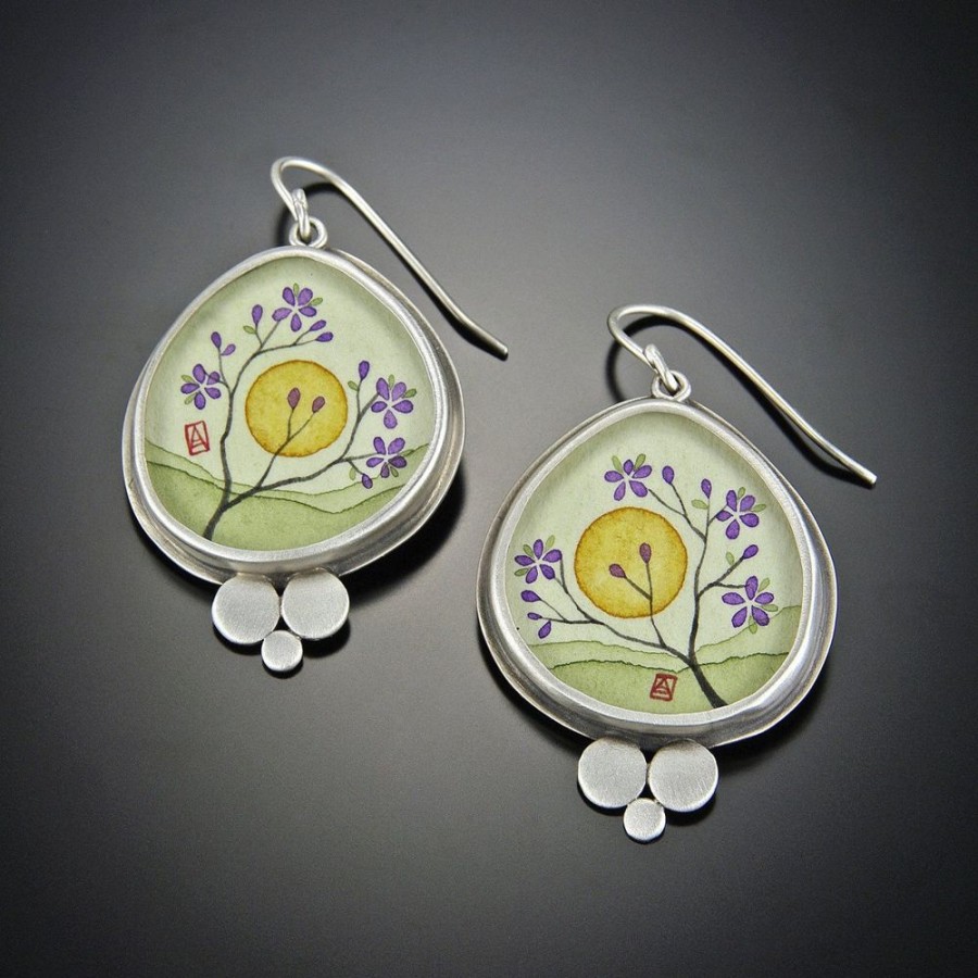 Earrings Ananda Khalsa | Organic Plum Blossom Earring