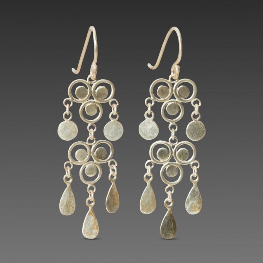 Earrings Ananda Khalsa | Double Filigree Chandelier Earrings