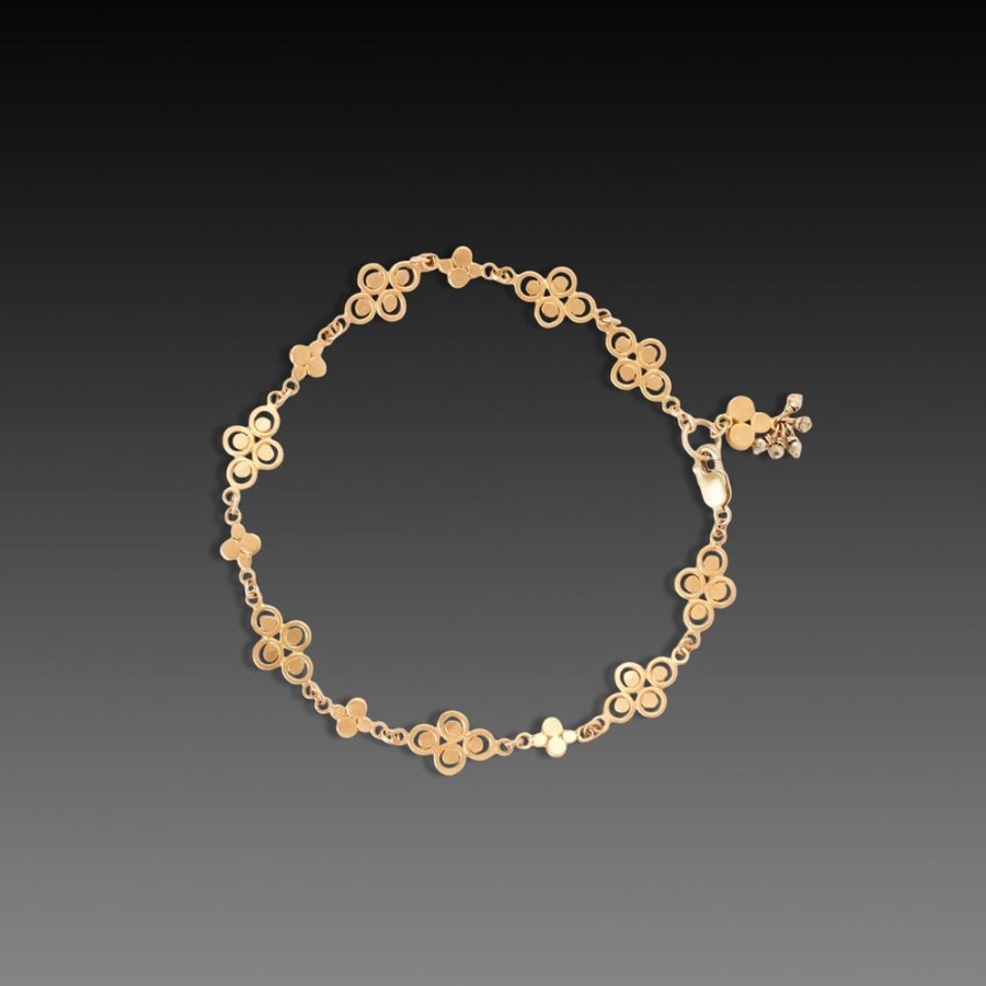 Bracelets Ananda Khalsa | Gold Filigree Link Bracelet