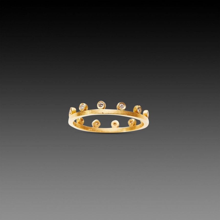 Rings Ananda Khalsa | Diamond Side Dot Band