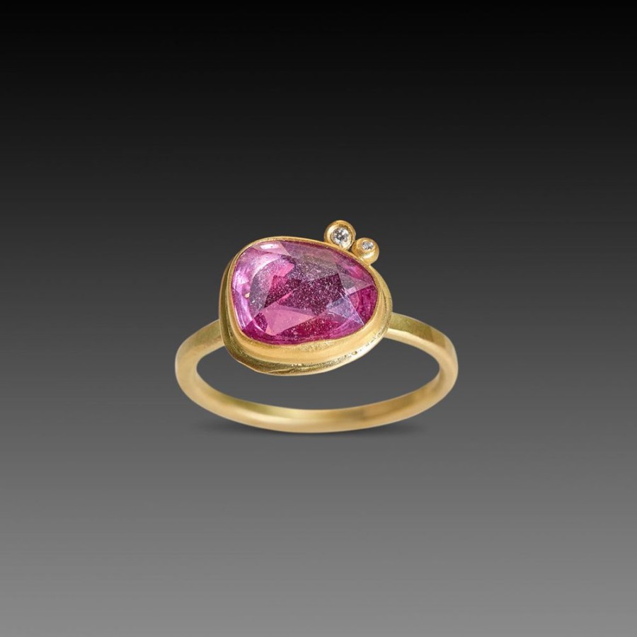 Rings Ananda Khalsa | Bright Pink Sapphire Ring