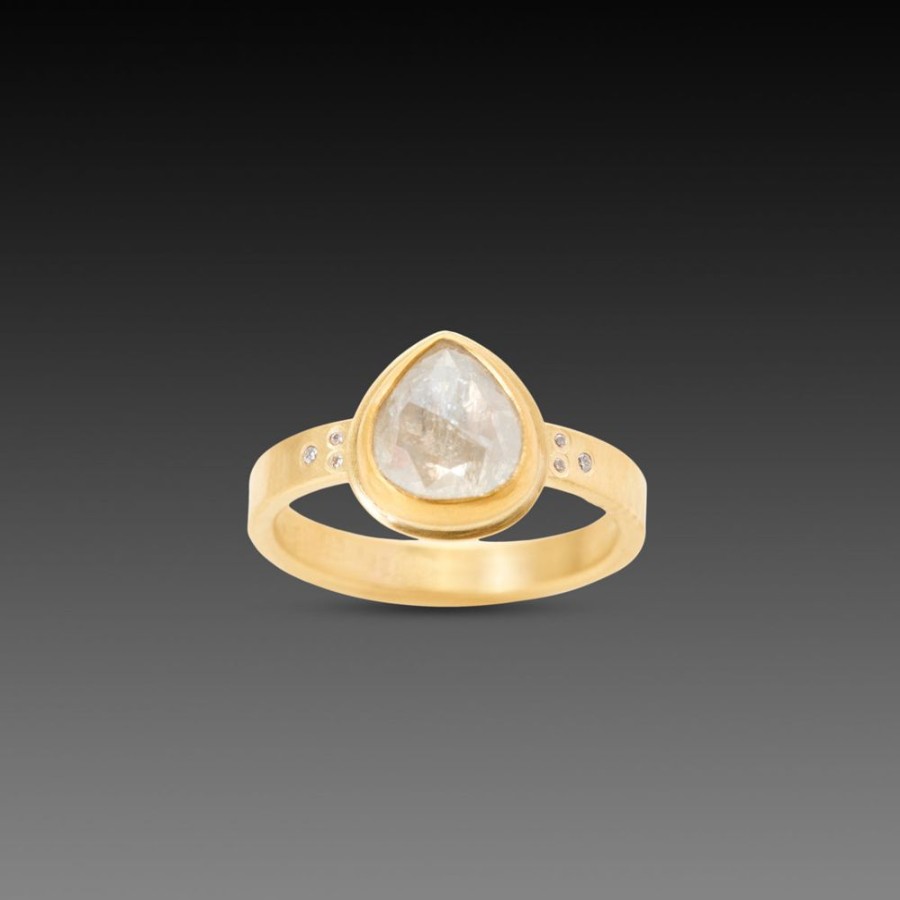 Rings Ananda Khalsa | Rose Cut Icy Diamond Ring