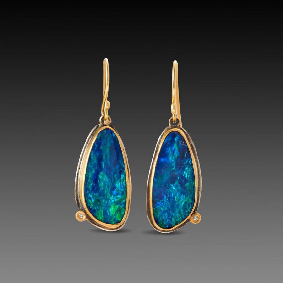 Earrings Ananda Khalsa | Australian Opal Earrings