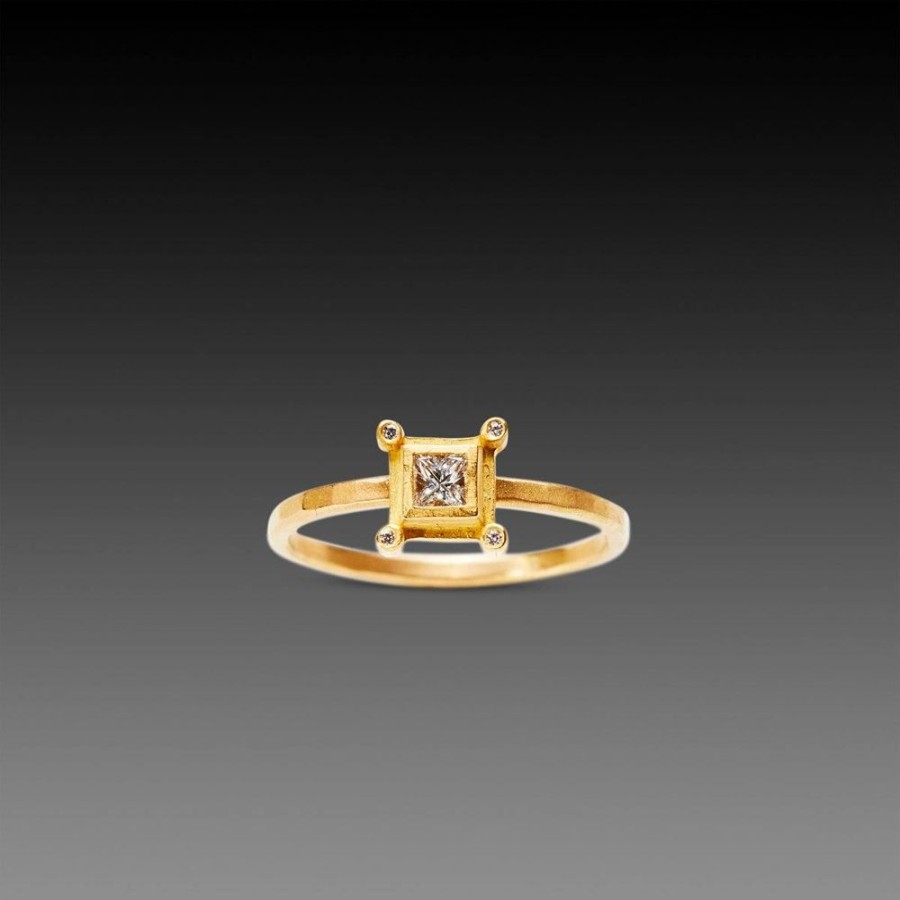 Rings Ananda Khalsa | Square Diamond Ring