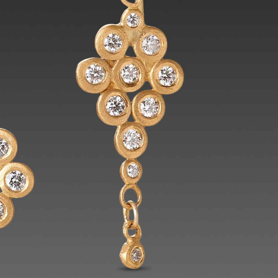 Earrings Ananda Khalsa | Diamond Cluster Earrings