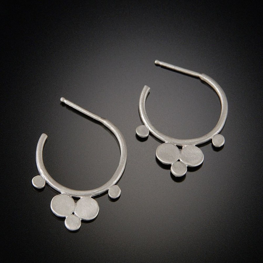 Earrings Ananda Khalsa | Tiny Trio Hoop Earrings