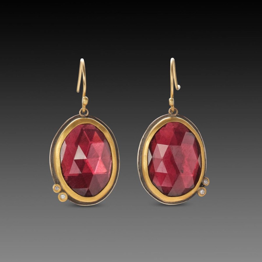 Earrings Ananda Khalsa | Pink Tourmaline Earrings