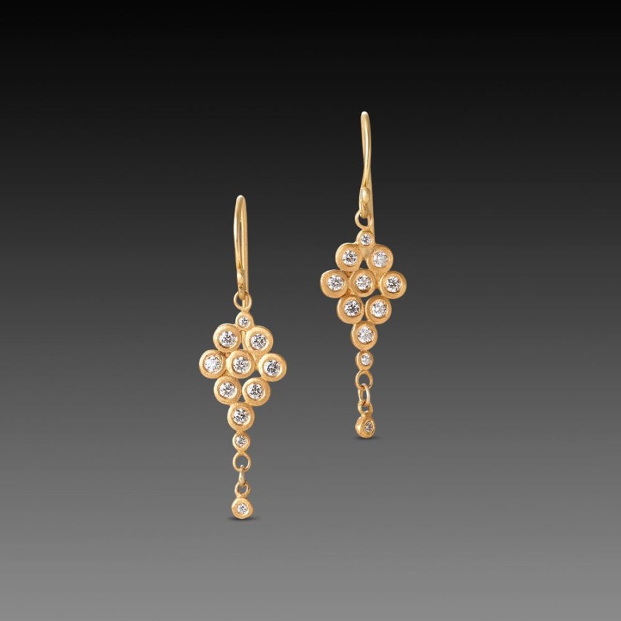 Earrings Ananda Khalsa | Diamond Cluster Earrings