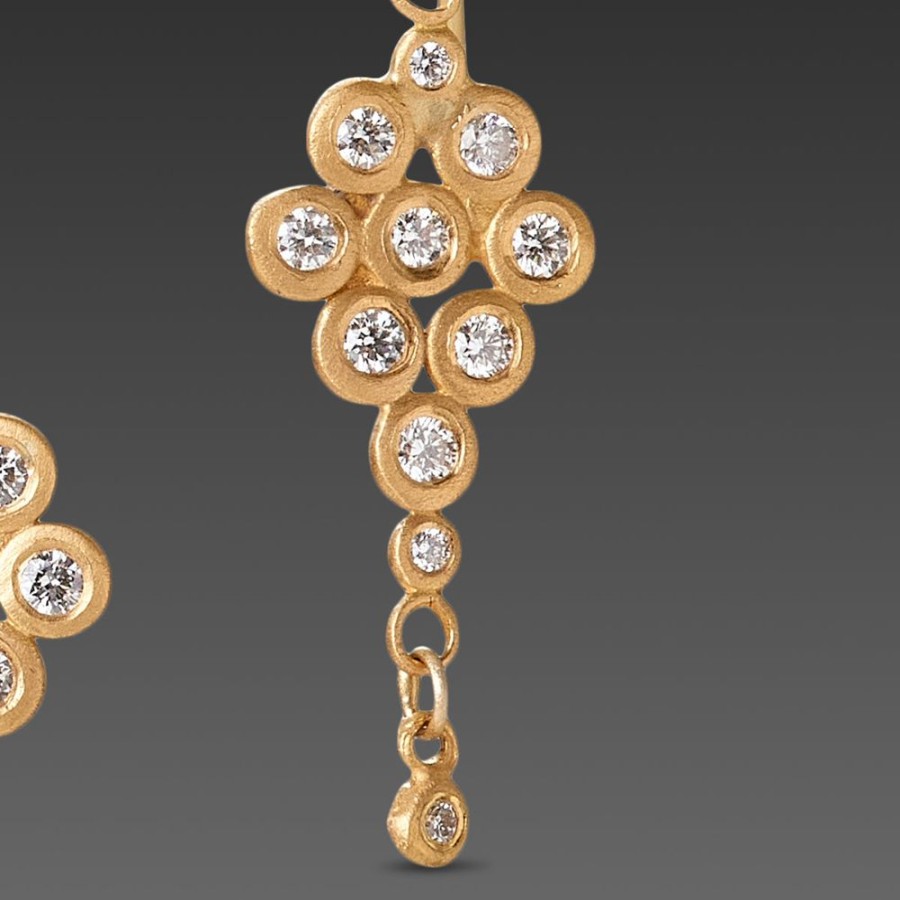 Earrings Ananda Khalsa | Diamond Cluster Earrings