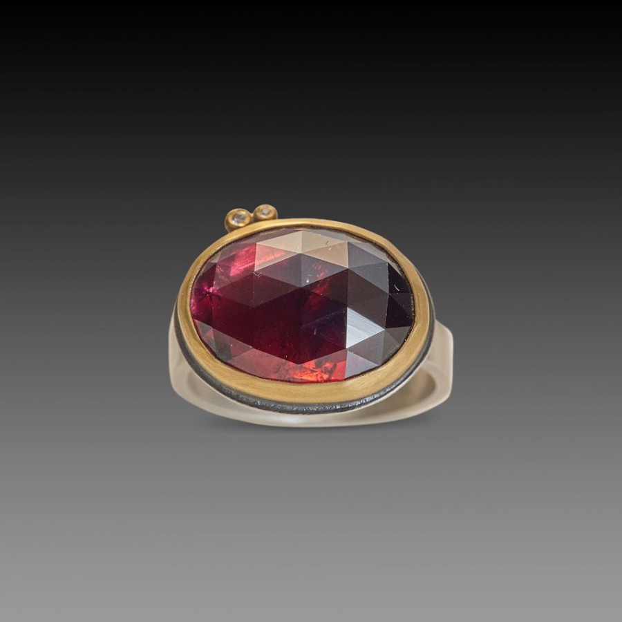 Rings Ananda Khalsa | Rubellite Tourmaline Ring