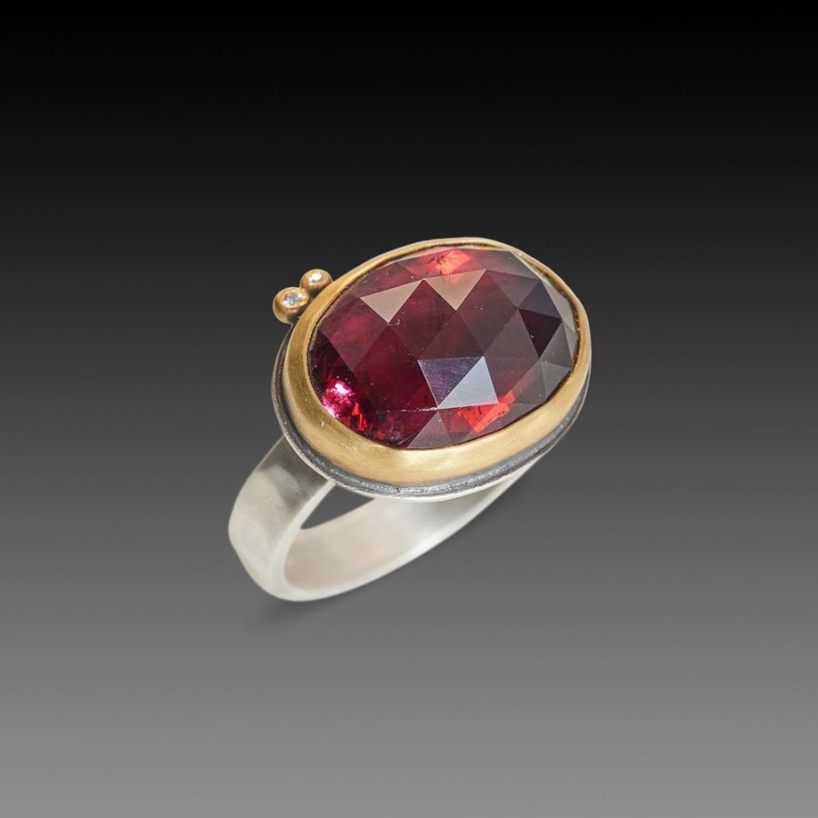 Rings Ananda Khalsa | Rubellite Tourmaline Ring