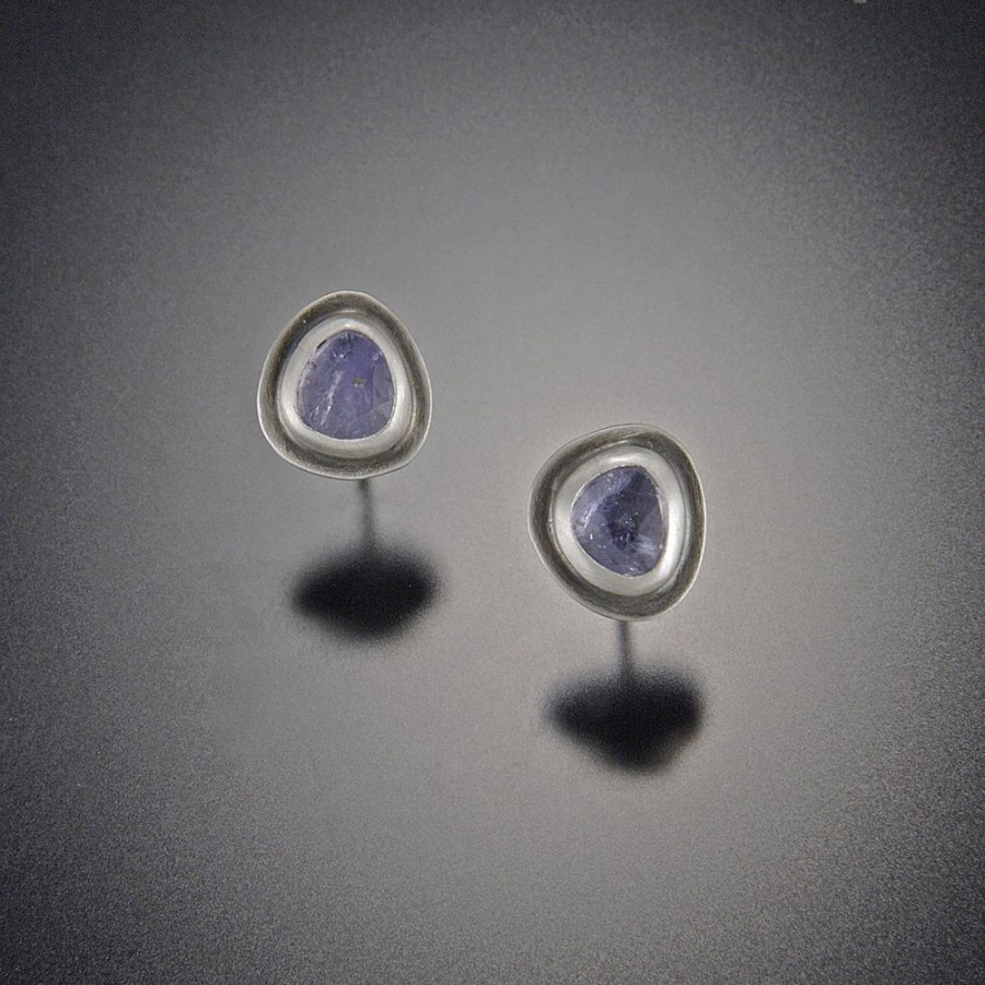 Earrings Ananda Khalsa | Tanzanite Stud Earrings