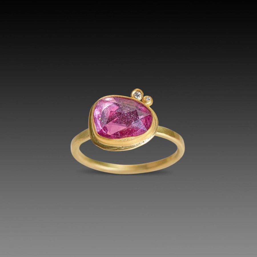 Rings Ananda Khalsa | Bright Pink Sapphire Ring