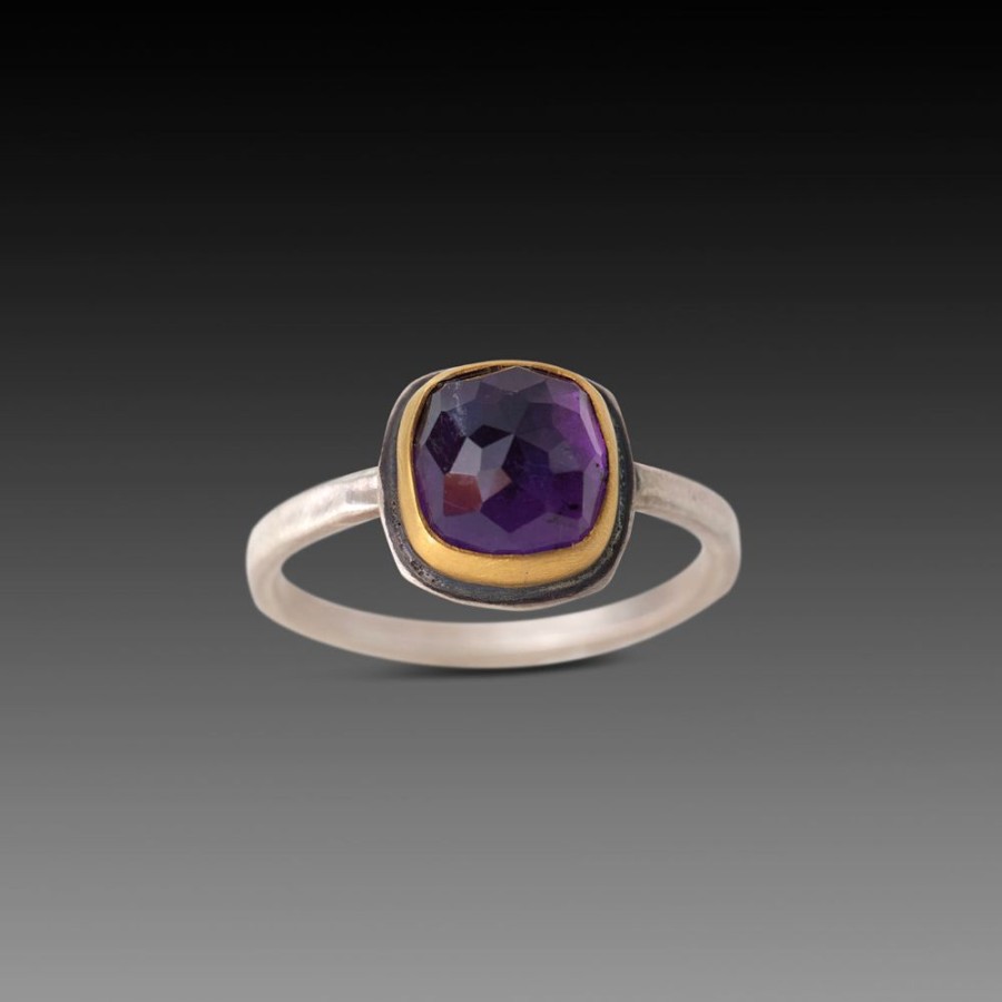 Rings Ananda Khalsa | Simple Elegance Amethyst Ring