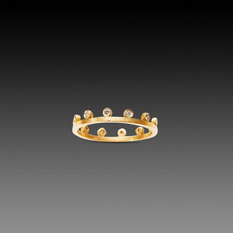 Rings Ananda Khalsa | Diamond Side Dot Band