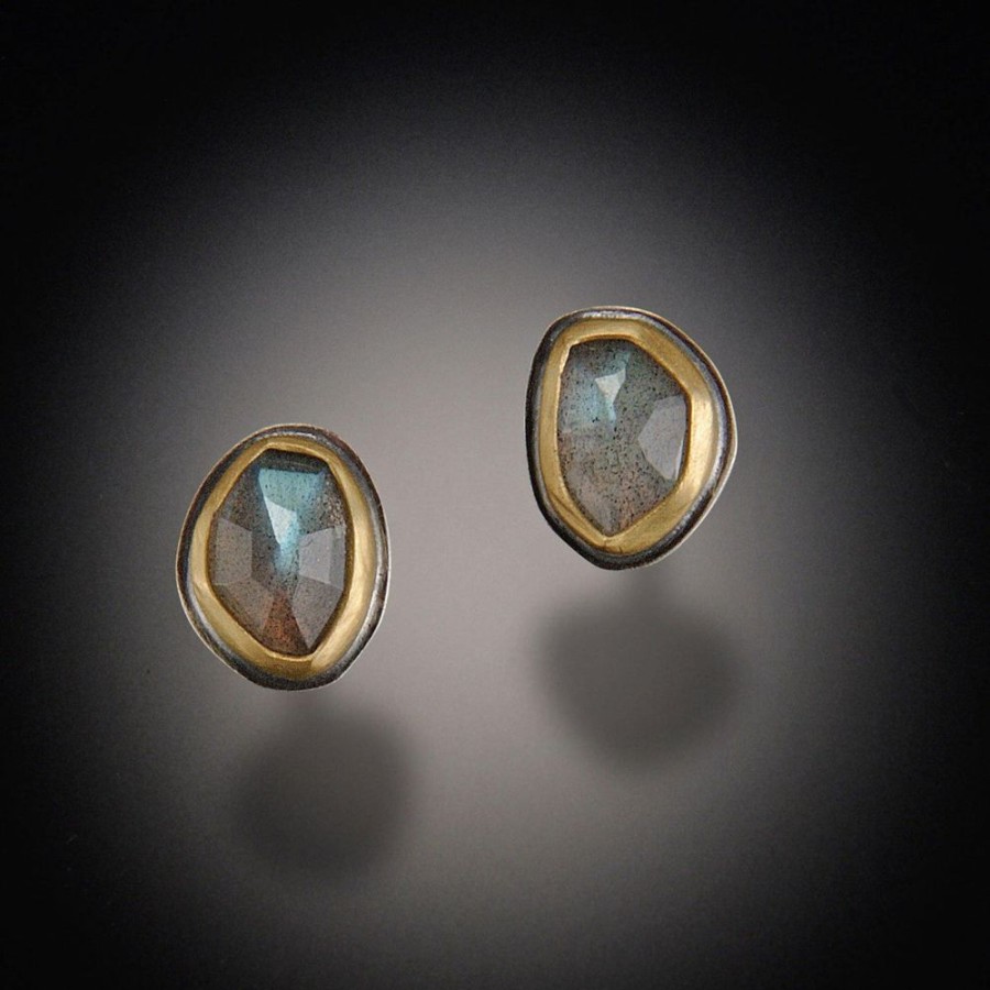 Earrings Ananda Khalsa | Labradorite Stud Earrings