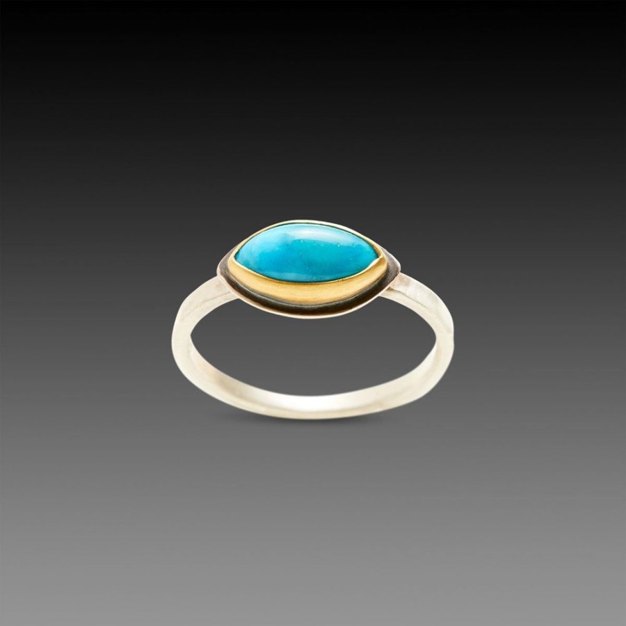 Rings Ananda Khalsa | Marquise Turquoise Ring