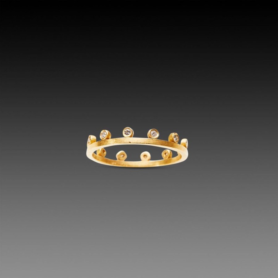 Rings Ananda Khalsa | Diamond Side Dot Band