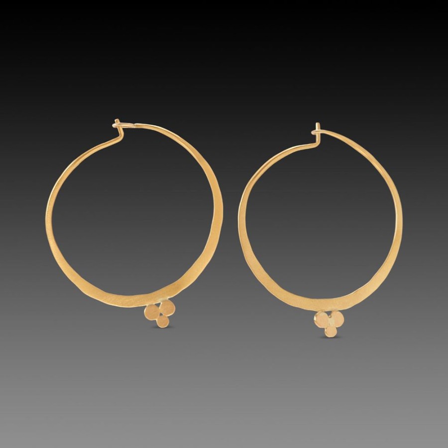 Earrings Ananda Khalsa | 22K Gold Trio Hoop Earrings