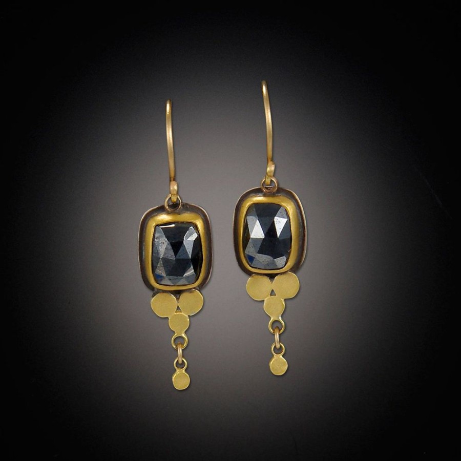 Earrings Ananda Khalsa | Gold Hematite Earrings