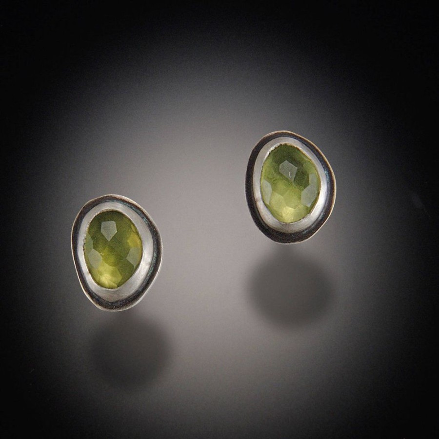 Earrings Ananda Khalsa | Peridot Stud Earrings