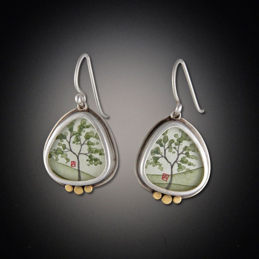 Earrings Ananda Khalsa | Organic Spring Maple Earrings