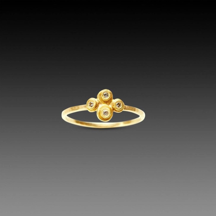 Rings Ananda Khalsa | Raised Dot Diamond Ring