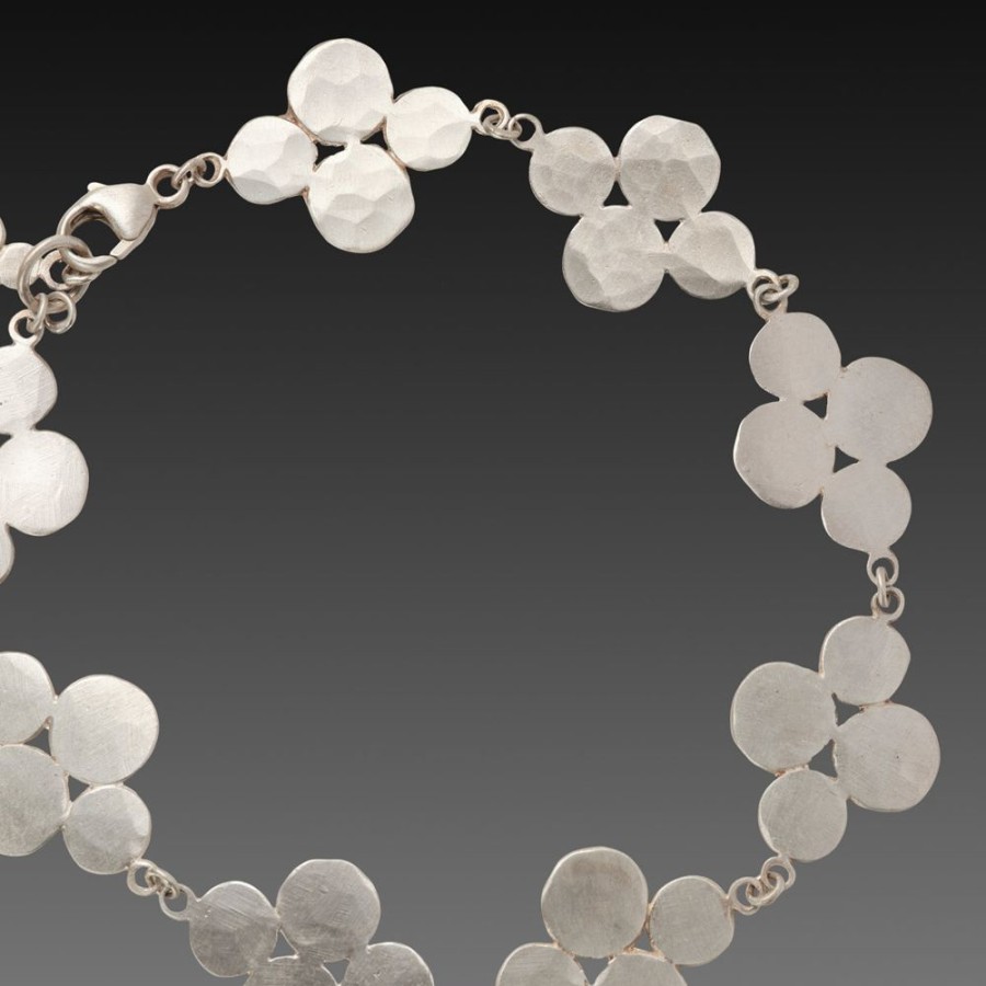 Bracelets Ananda Khalsa | Silver Cluster Link Bracelet