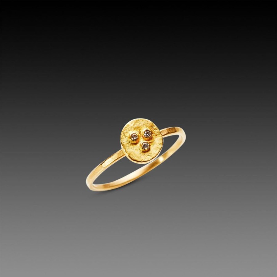 Rings Ananda Khalsa | Bud Ring With Diamonds