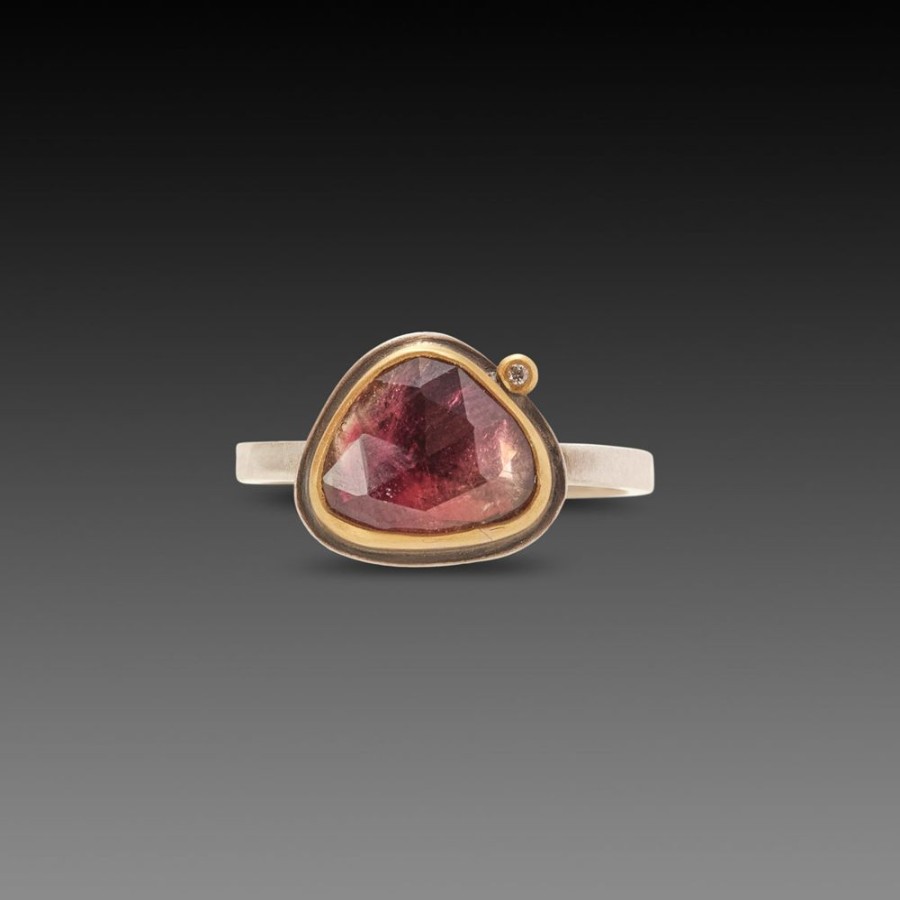 Rings Ananda Khalsa | Ombre Pink Tourmaline Ring