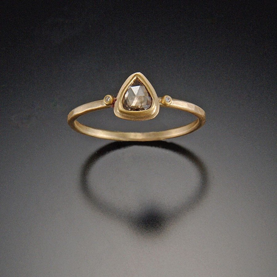 Rings Ananda Khalsa | Champagne Teardrop Diamond Ring