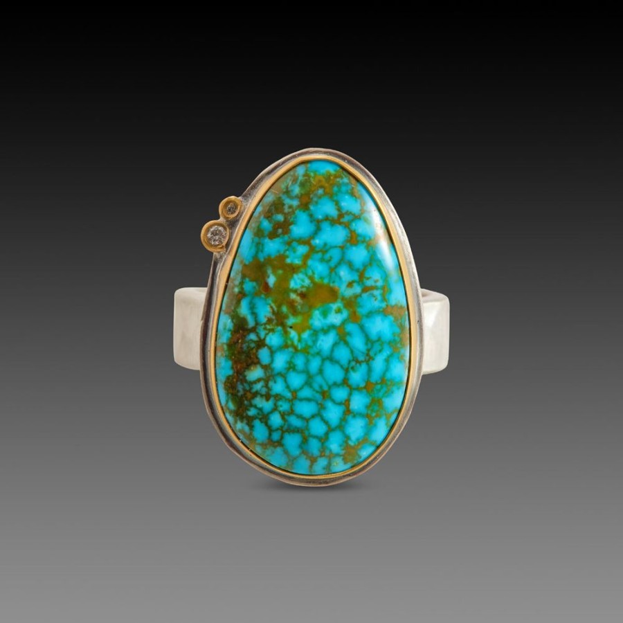 Rings Ananda Khalsa | Brilliant Turquoise Ring