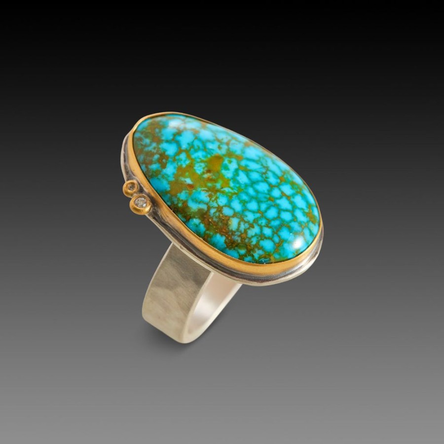 Rings Ananda Khalsa | Brilliant Turquoise Ring