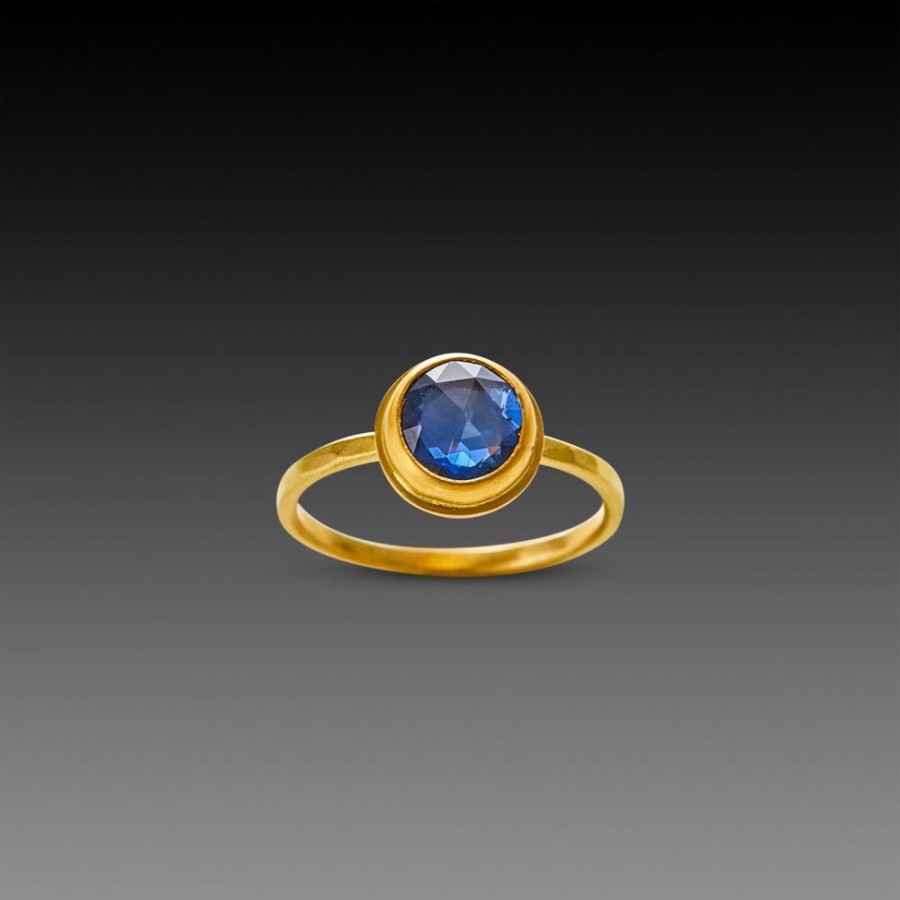 Rings Ananda Khalsa | Blue Sapphire Solitaire Ring