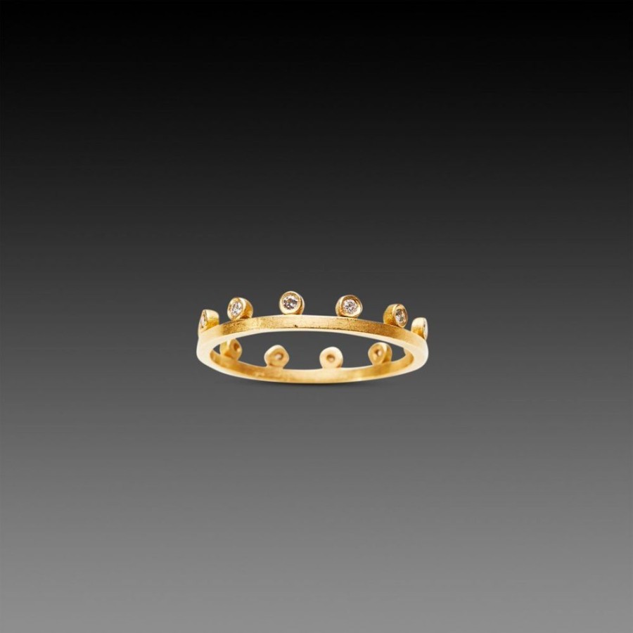 Rings Ananda Khalsa | Diamond Side Dot Band